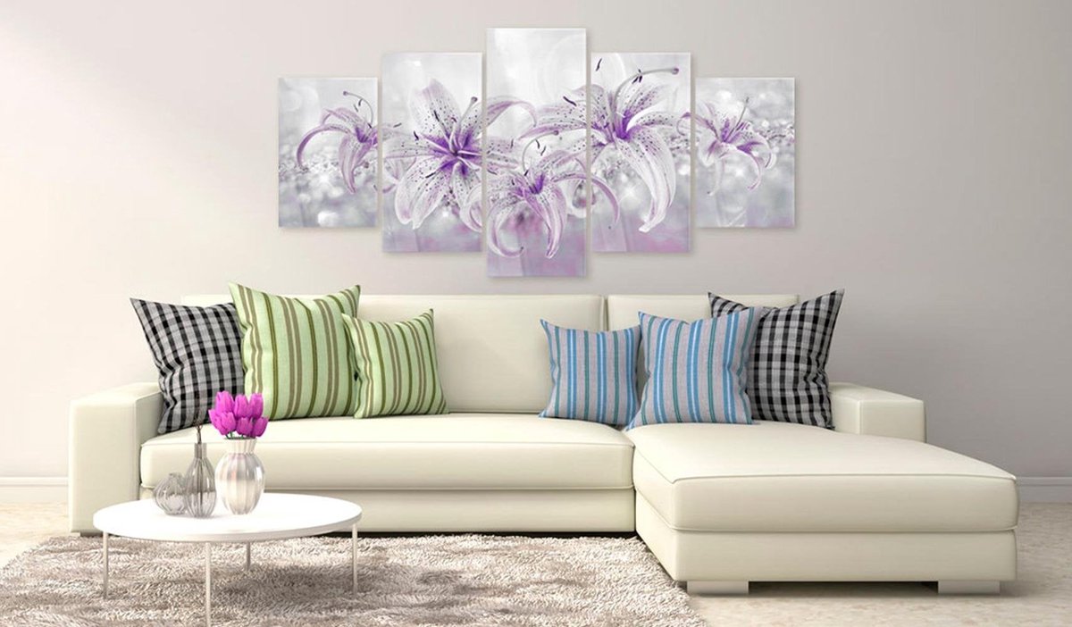 Afbeelding op acrylglas - Purple Graces [Glass]